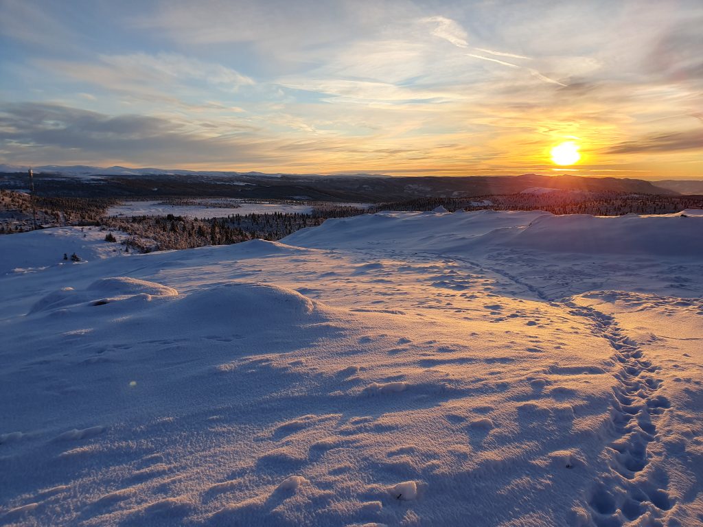 Lapland noorden winter kou