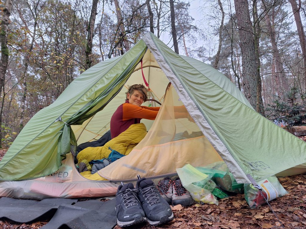 Kamperen natuur Nederland herfst