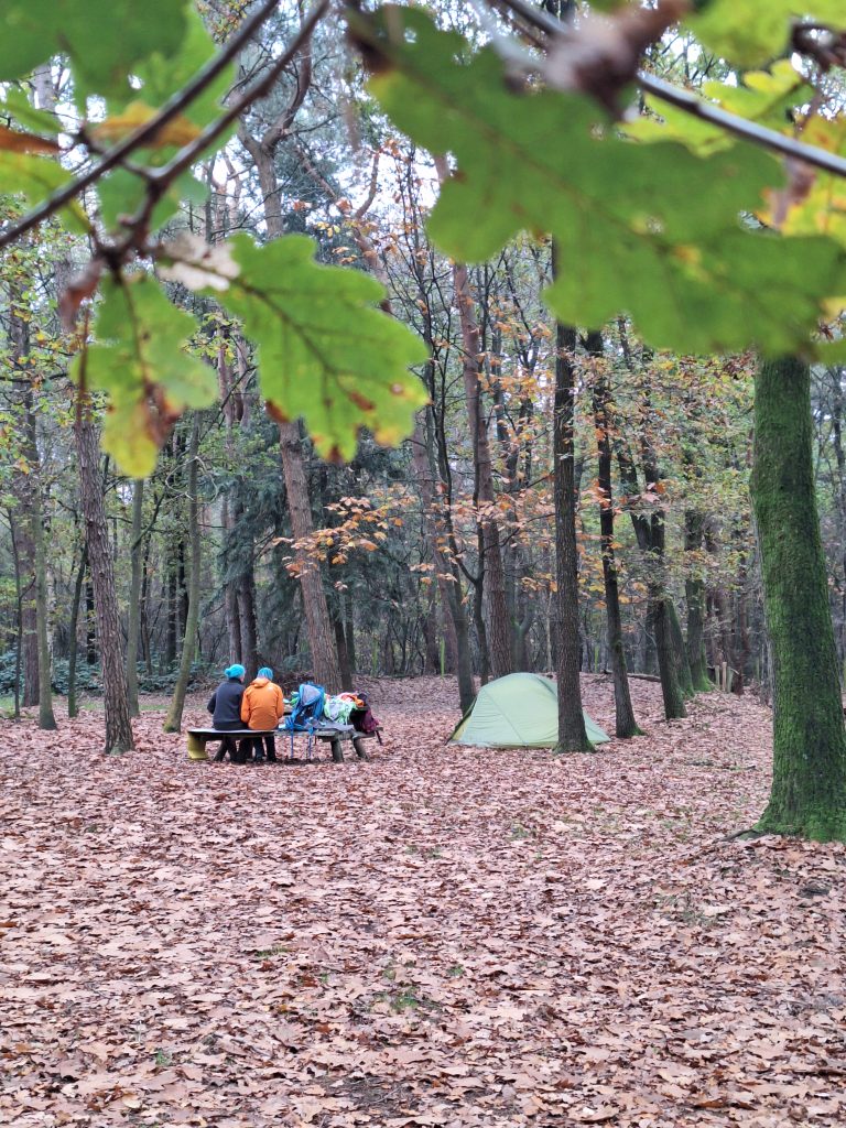 Kamperen Camping Beek en Hei Otterlo Veluwe herfst