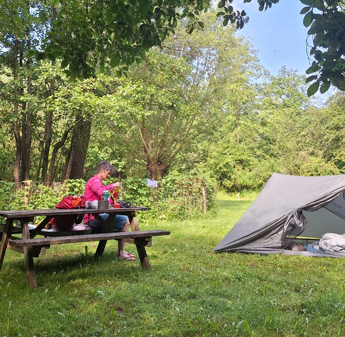 Wandelen kamperen tenttrekking Doetinchem Nederland